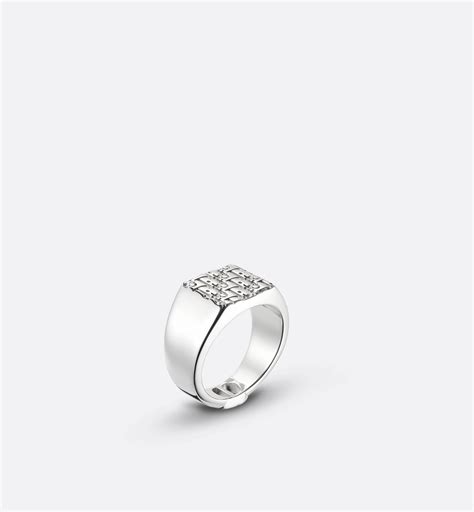 Dior Oblique Signet Ring